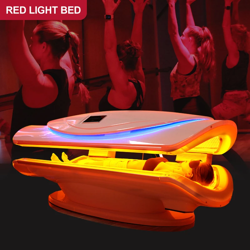 Wellness Center Red LED PBM Light Therapy Bed Photobiomodulation Bed