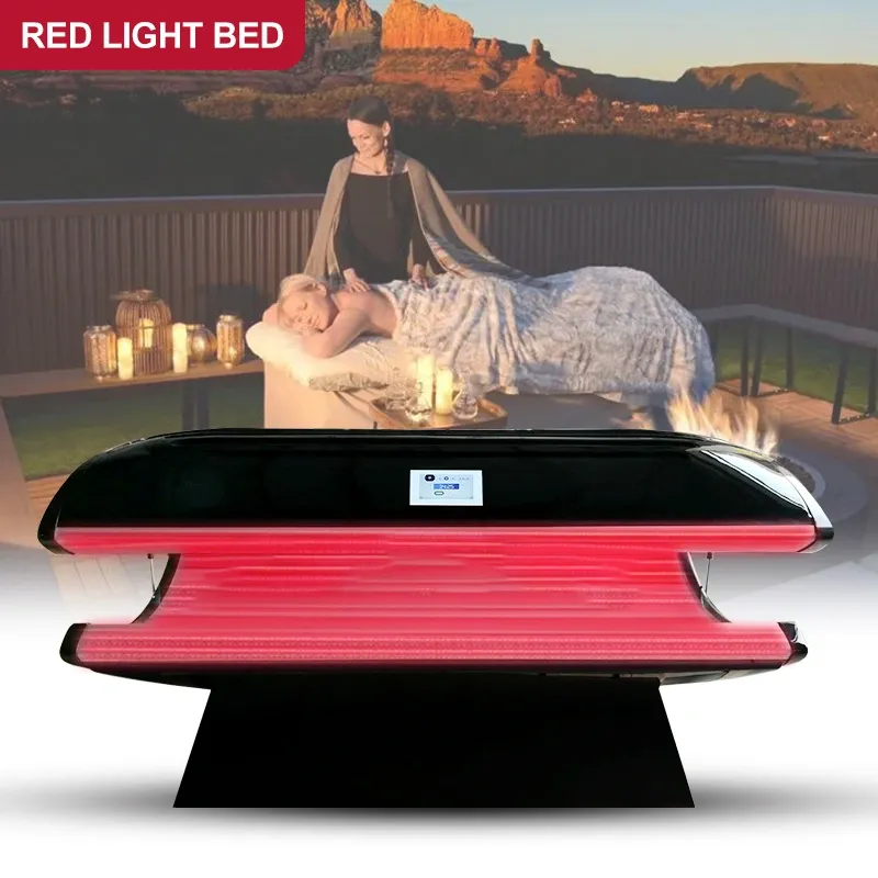 SPA Red Light Therapy Commercial Beds 1200w LED Red Light Infrared Treatment Bed