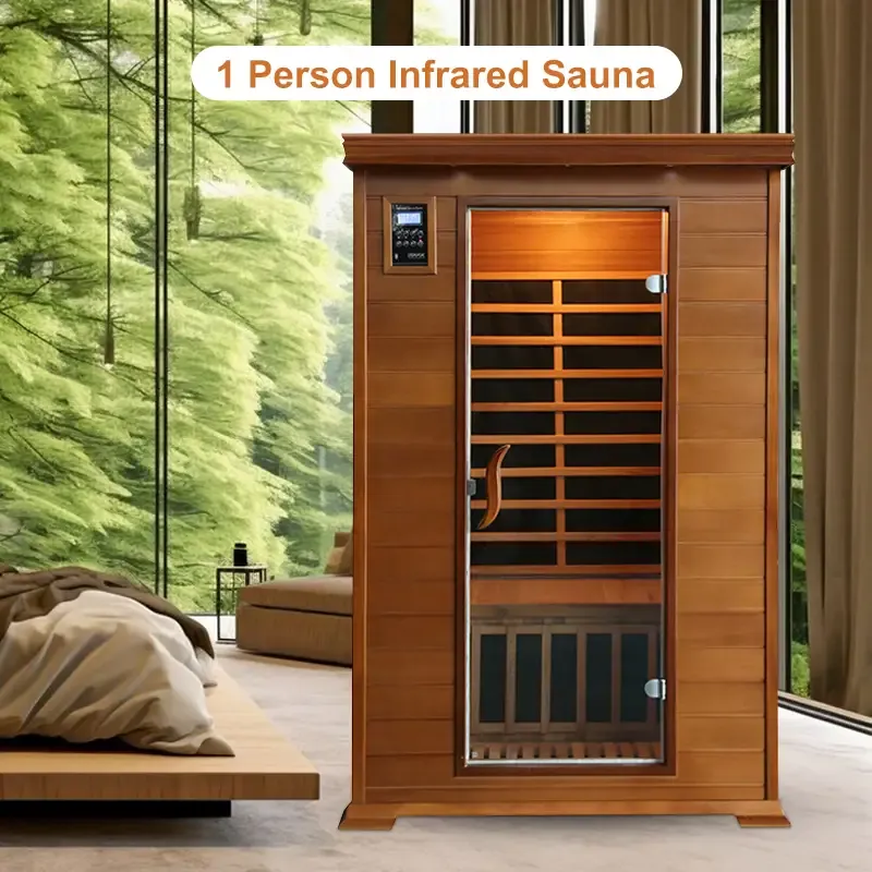 2 Person Infrared Sauna Carbon Fiber Heater Home Sauna