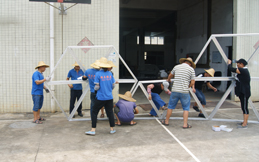 dome tent installation