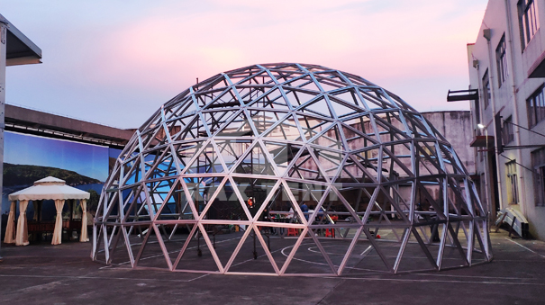 glass dome tent 
