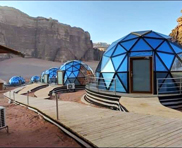 dome tent glass