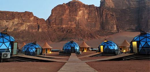 glass dome tent 