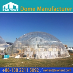 50M Geodesic Event Dome Tent with Stainless Steel Tube Frame for 1800-3500 People