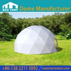 6M/7M geodesic dome tent with skylight outdoor dome house for for luxury glamping and family resort