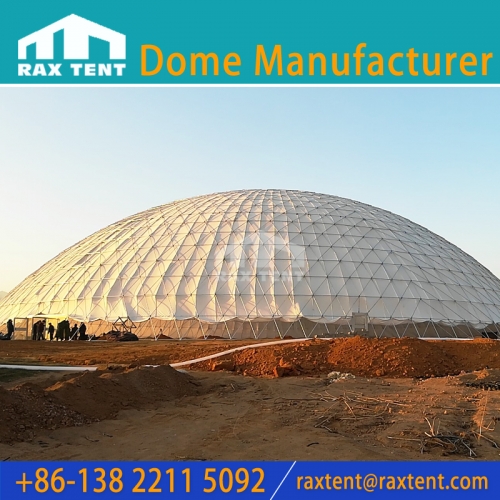 80m Huge Geodesic Dome Tent for 5000 Person Event with Waterproof PVC Cover