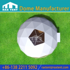 6M/7M geodesic dome tent with skylight outdoor dome house for for luxury glamping and family resort