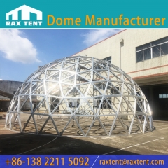 Cheap Price 12M Glass Dome Tent Structure Geodesic Dome Tent for Restaurant and Greenhouse