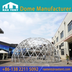 Cheap Price 12M Glass Dome Tent Structure Geodesic Dome Tent for Restaurant and Greenhouse