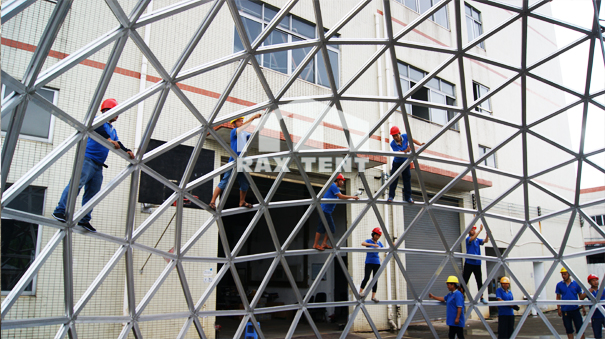 glass dome building