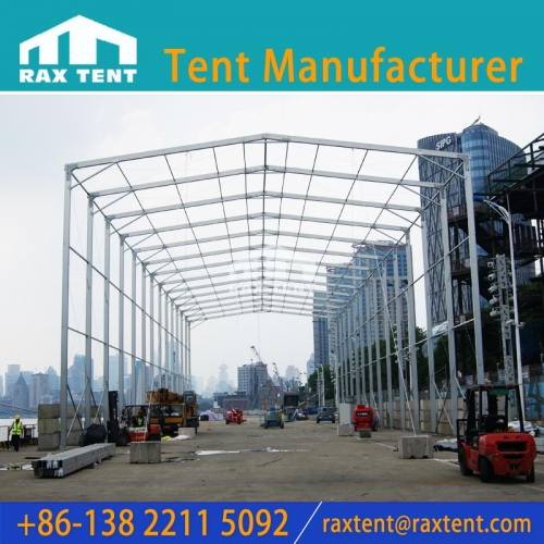 Toppest 14M Side Height Event Tent Marquee Tent with aluminum Frame and Black PVC Cover For VIVO Brand Event Conference