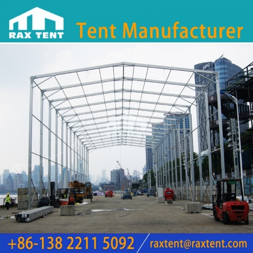 Toppest 14M Side Height Event Tent Marquee Tent with aluminum Frame and Black PVC Cover For VIVO Brand Event Conference