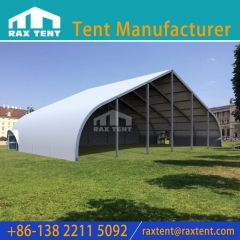 40m Heart Shape Tent for Events, Curve TFS Tent Marquee Canopy Tent for Exhibition and Outdoor Wedding Party