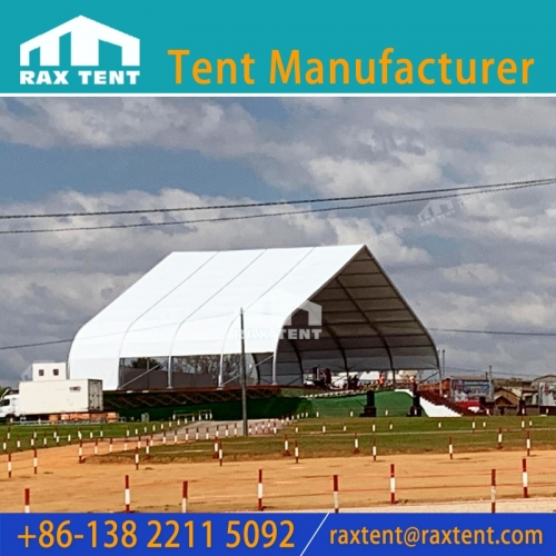 40m Heart Shape Tent for Events, Curve TFS Tent Marquee Canopy Tent for Exhibition and Outdoor Wedding Party