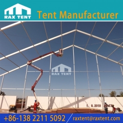 40m Heart Shape Tent for Events, Curve TFS Tent Marquee Canopy Tent for Exhibition and Outdoor Wedding Party