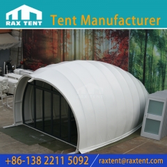 New Design Glamping Tent for Resort with Shell Shape Outdoor Luxury Hotel Tent at Cheap Price Hot Sale