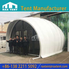 New Design Glamping Tent for Resort with Shell Shape Outdoor Luxury Hotel Tent at Cheap Price Hot Sale