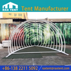 New Design Glamping Tent for Resort with Shell Shape Outdoor Luxury Hotel Tent at Cheap Price Hot Sale