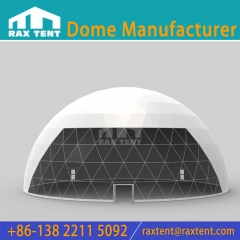 30M Geodesic Dome Tent with Desert Color PVC Cover For Event and Restaurant