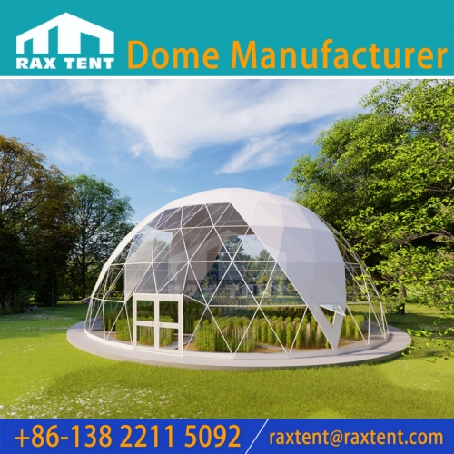 Big 10M 20M Geodesic Dome Tent for Event and Greenhouse with PVC Fabric