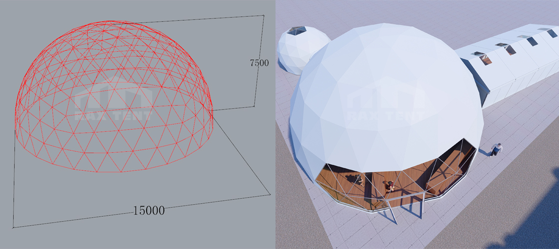 geodesic dome tent for office