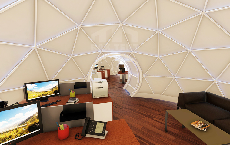 geodesic dome tent for office