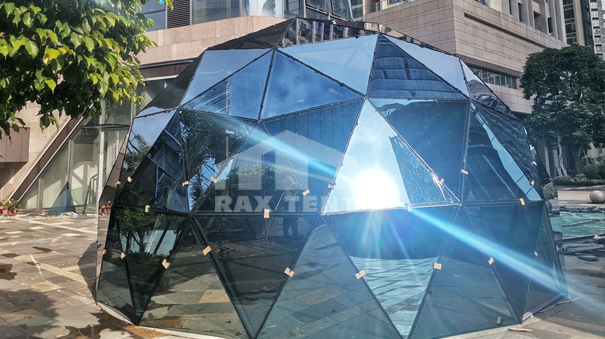 glass dome tent for resort