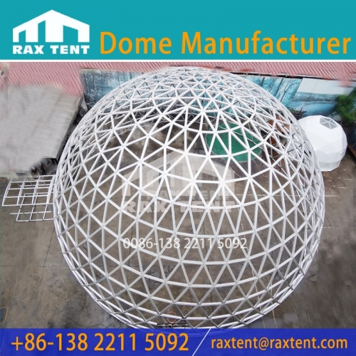 RAX TENT Big Geodesic Dome Tent 20M for Office and Restaurant Permanent Tent House With Aluminum Frame and Glass