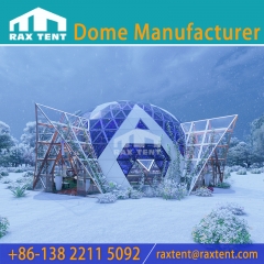 RAXTENT 15M Exclusive Big Glass Dome Tent for Concert and Wedding