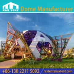 RAXTENT 15M Exclusive Big Glass Dome Tent for Concert and Wedding