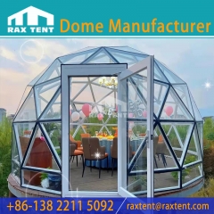 RAXTENT 5M Transparent Glass Igloo Dome for Restaurant Favored by Influencers