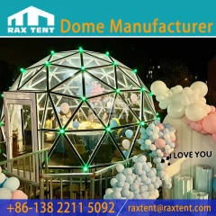 RAXTENT 5M Transparent Glass Igloo Dome for Restaurant Favored by Influencers