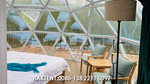 glass dome tent for hotel