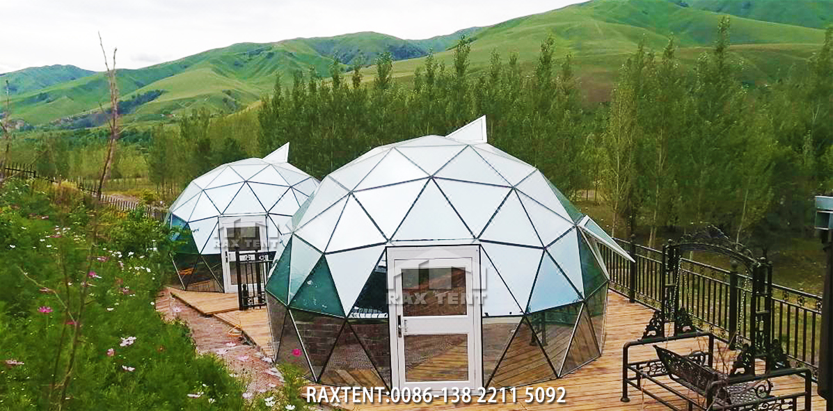 glass dome tent for luxury hotel