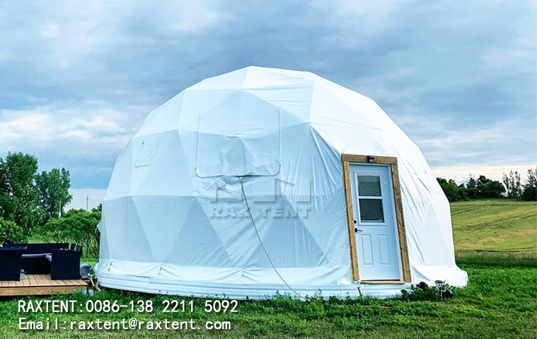 geodesic dome house for family resort