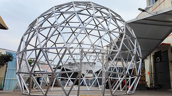 geodesic glss dome house