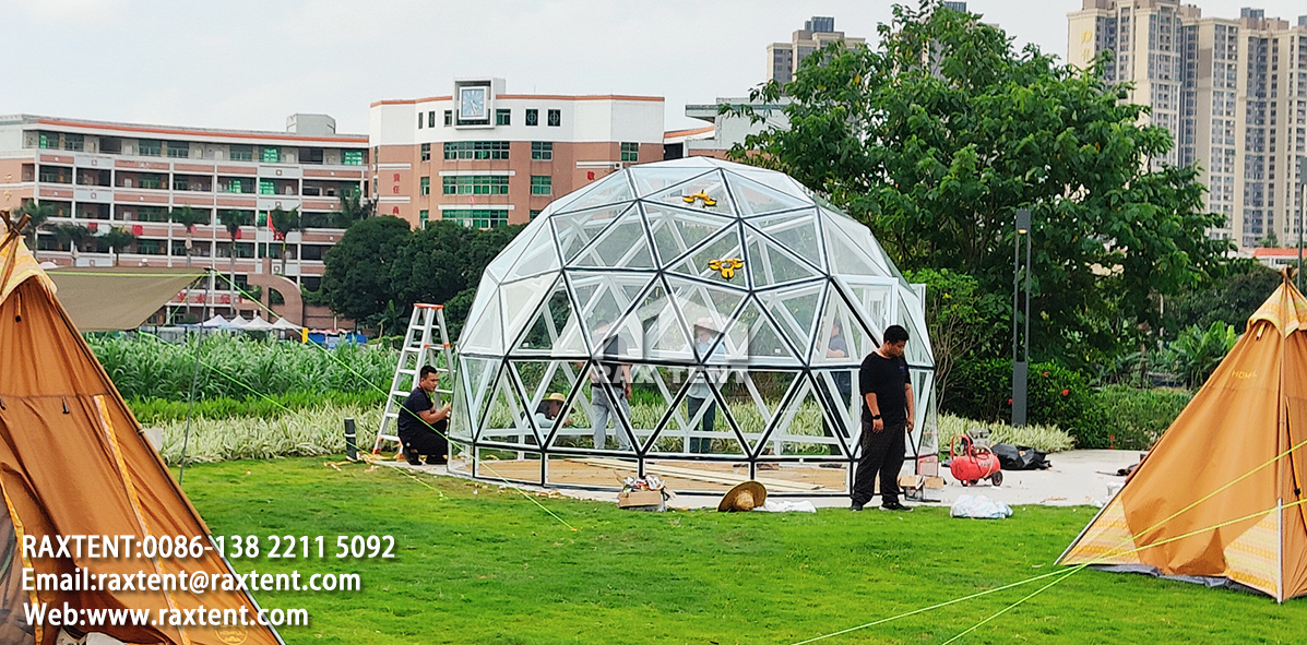 garden glass dome tent