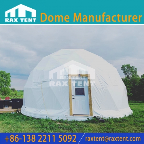 RAXTENT 6M Geodesic Dome House with Bathroom for Family Resort