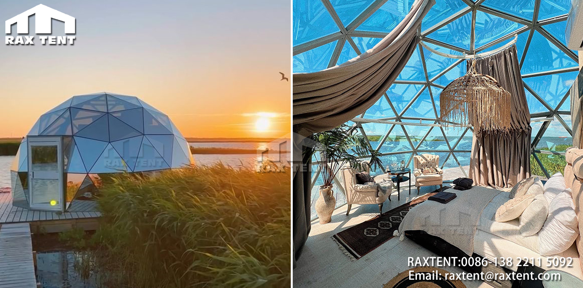 glass dome tent