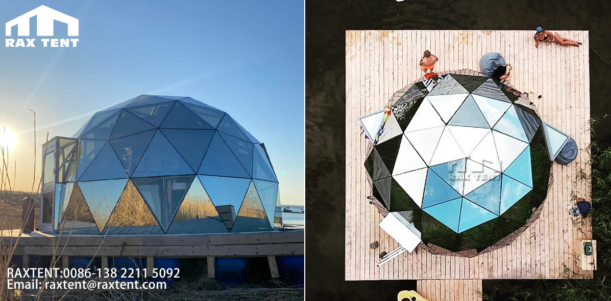 glass dome tent