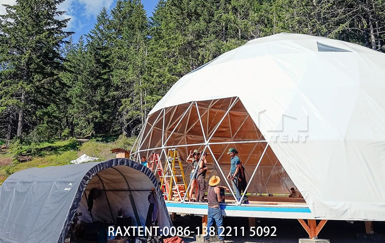 15m diameter zome tent