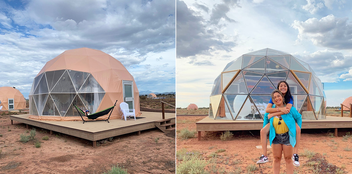 glamping dome hotel