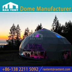 RAXTENT 15M Peach Shape Tent Zome Tent for Yoga Dome Dance Studio and Events