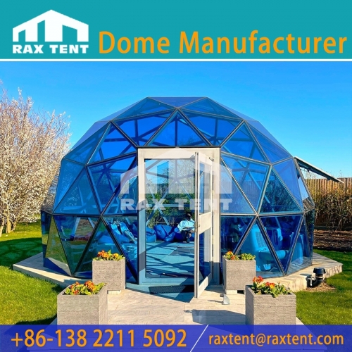 RAXTENT 6M Soundproof Glass Dome Tent for Backyard Garden Yoga and Meditation House