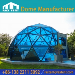 RAXTENT 6M Soundproof Glass Dome Tent for Backyard Garden Yoga and Meditation House