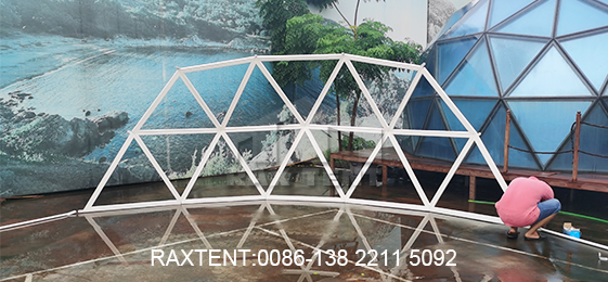 pvc glass dome tent