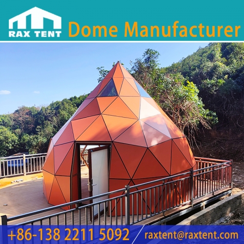 RAXTENT Glass Zome Dome Tent for Luxury Glamping Hotel Tent