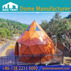 RAXTENT Glass Zome Dome Tent for Luxury Glamping Hotel Tent