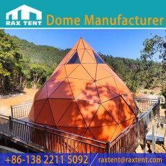 RAXTENT Glass Zome Dome Tent for Luxury Glamping Hotel Tent