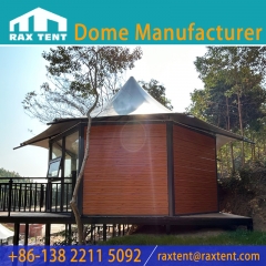 30 sqm One Peak Glamping Tent for Outdoor Luxury Hotel